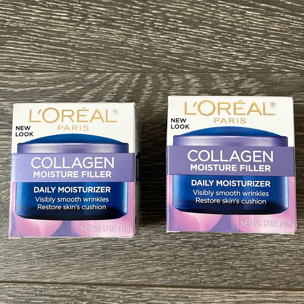 NEW UNOPENED Bundle of 2 L’oreal Collagen Moisture Filler Daily Moisturi…